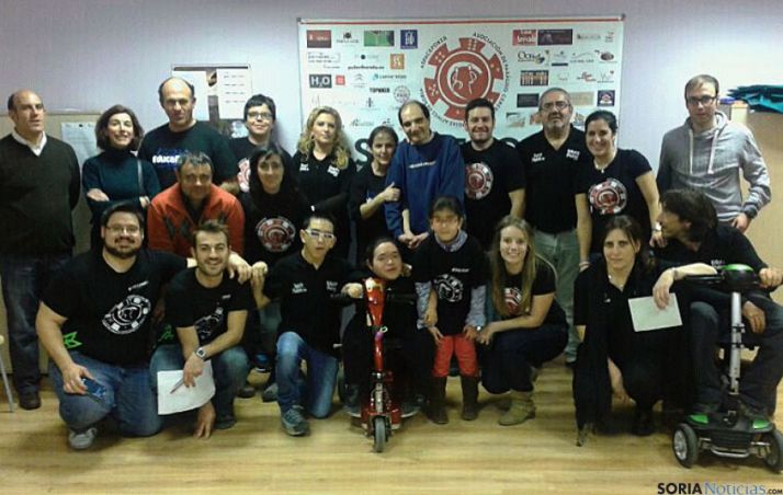 Los organizadores, en foto de familia.