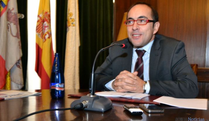 El teniente de alcalde, Luis Rey, este viernes.