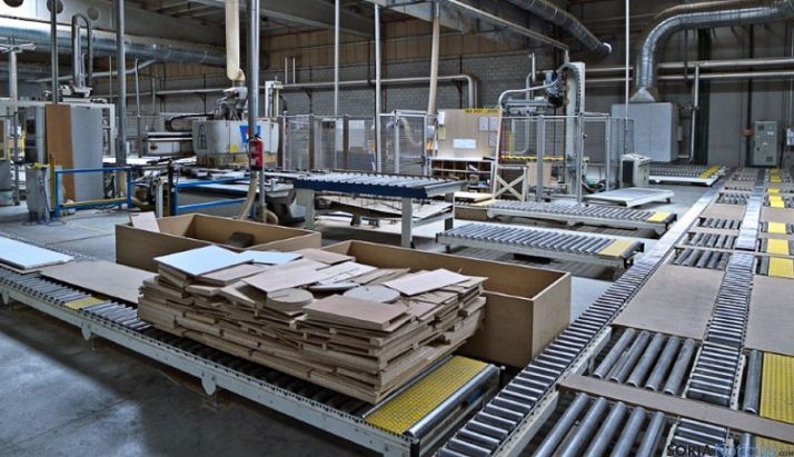 Imagen de una de la secciones de la factoría.