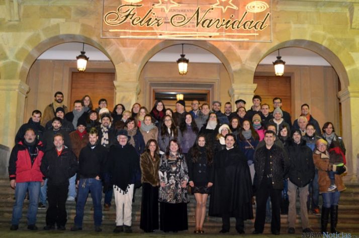 Los principales actores del spot.