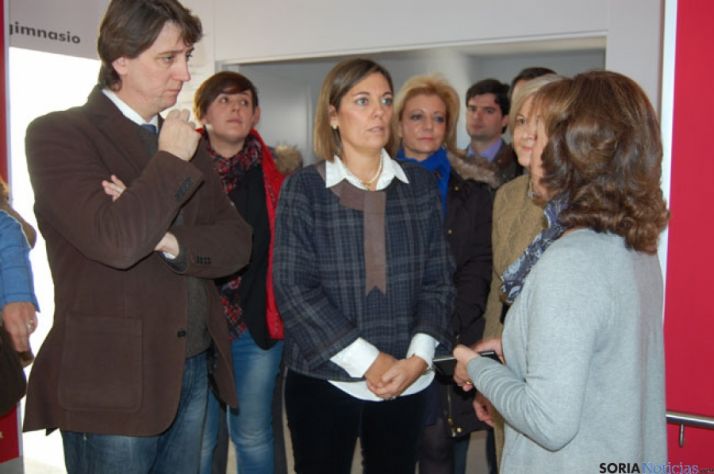 Martínez Mínguez y Milagros Marcos, en el centro