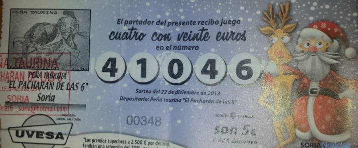 Papeleta de El Pacharán de las 6