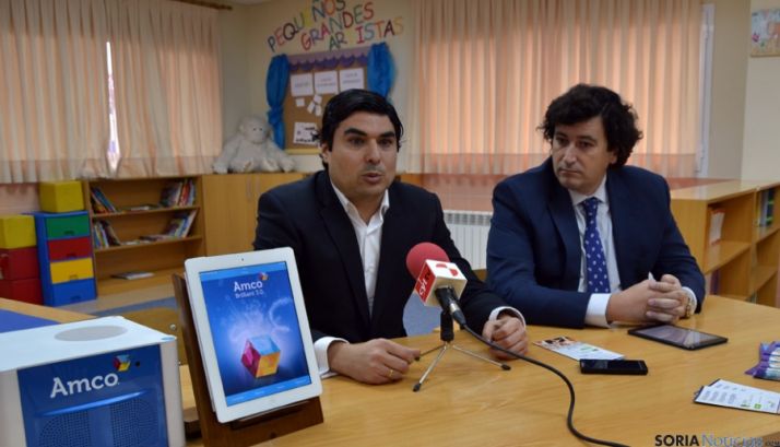 Óscar Abellón (izda.) y Manuel Portero.