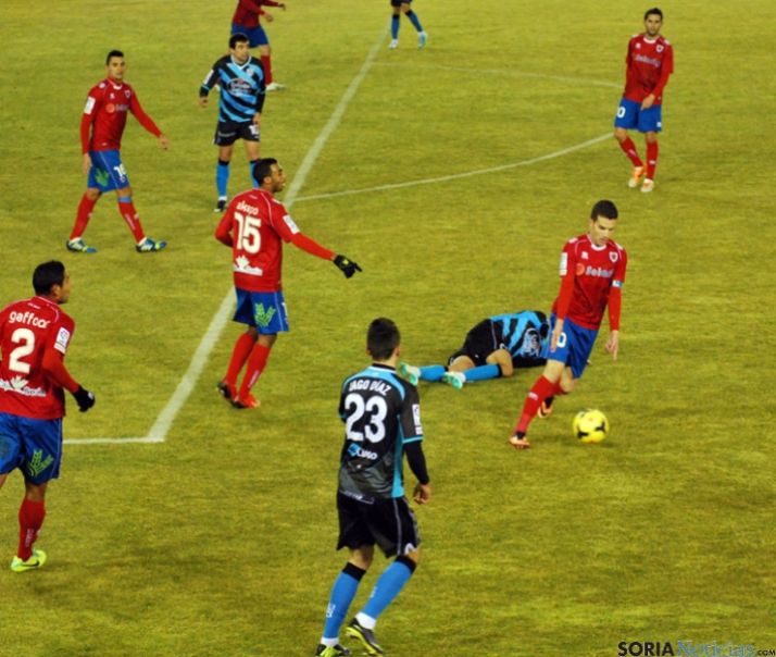 Instante del partido