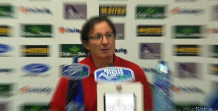  El entrenador del CD Numancia, Juan Antonio Anquela.