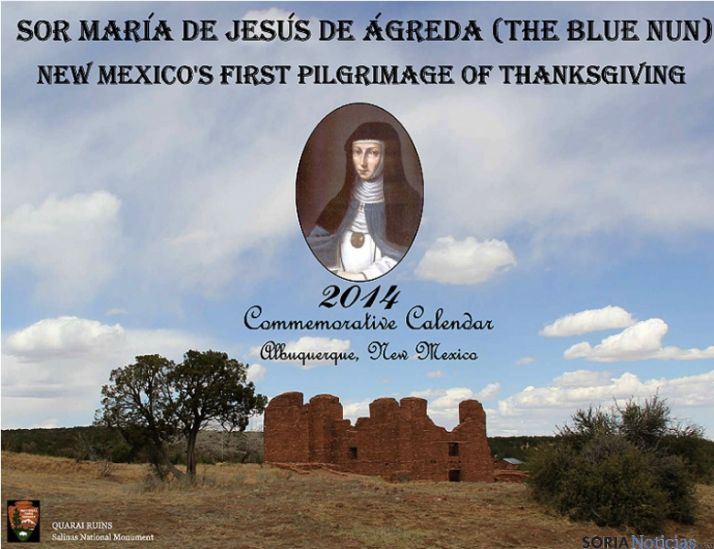 Primera página del calendario de la Venerable en EE UU.