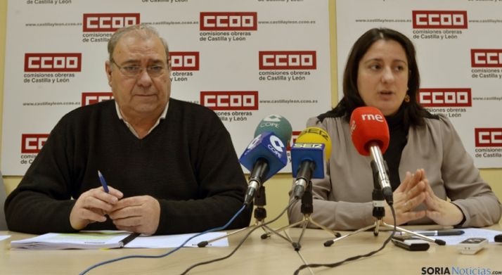 José A. Postigo y Ana Romero, este jueves.