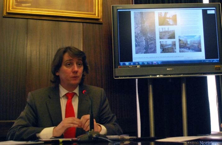 Mínguez, este viernes en rueda de prensa.