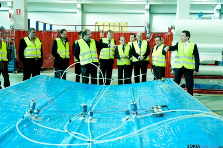 Inauguración de la nueva fábrica en Villavaquerín