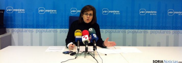 Marimar Angulo, en la comparecencia de este lunes 13