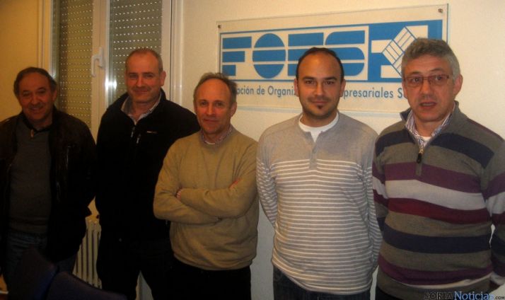 La nueva junta directiva de ASOTRABUS.