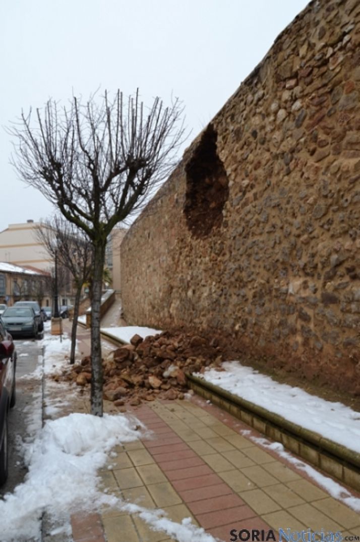 Derrumbe de la muralla