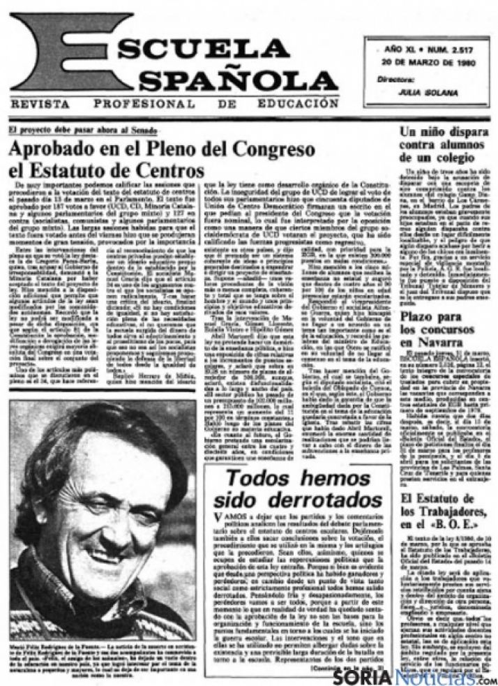 Portada de Escuela de los años 80.