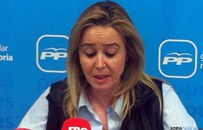 La concejal popular María José Fuentes.