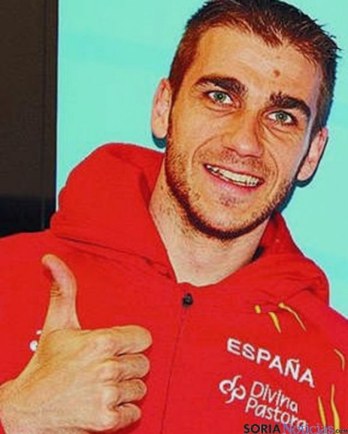 El atleta del CAEP Javier Abad.