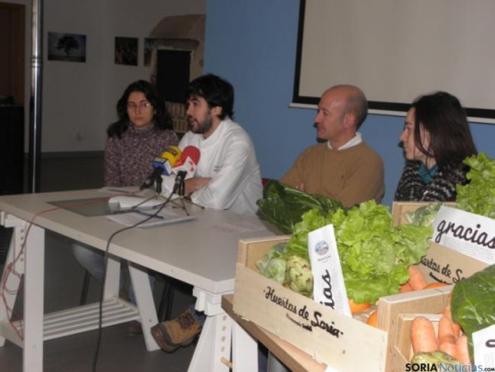 Presentación del convenio entre Baluarte y Huertos de Soria.