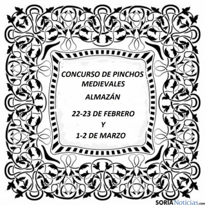 Cartel del concurso local de pinchos.