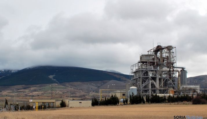 Planta de purines de Ágreda, ahora inactiva.
