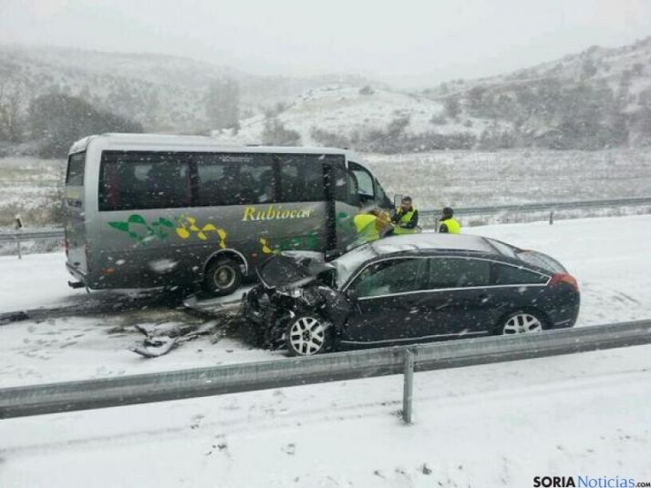 Accidente en Medinaceli