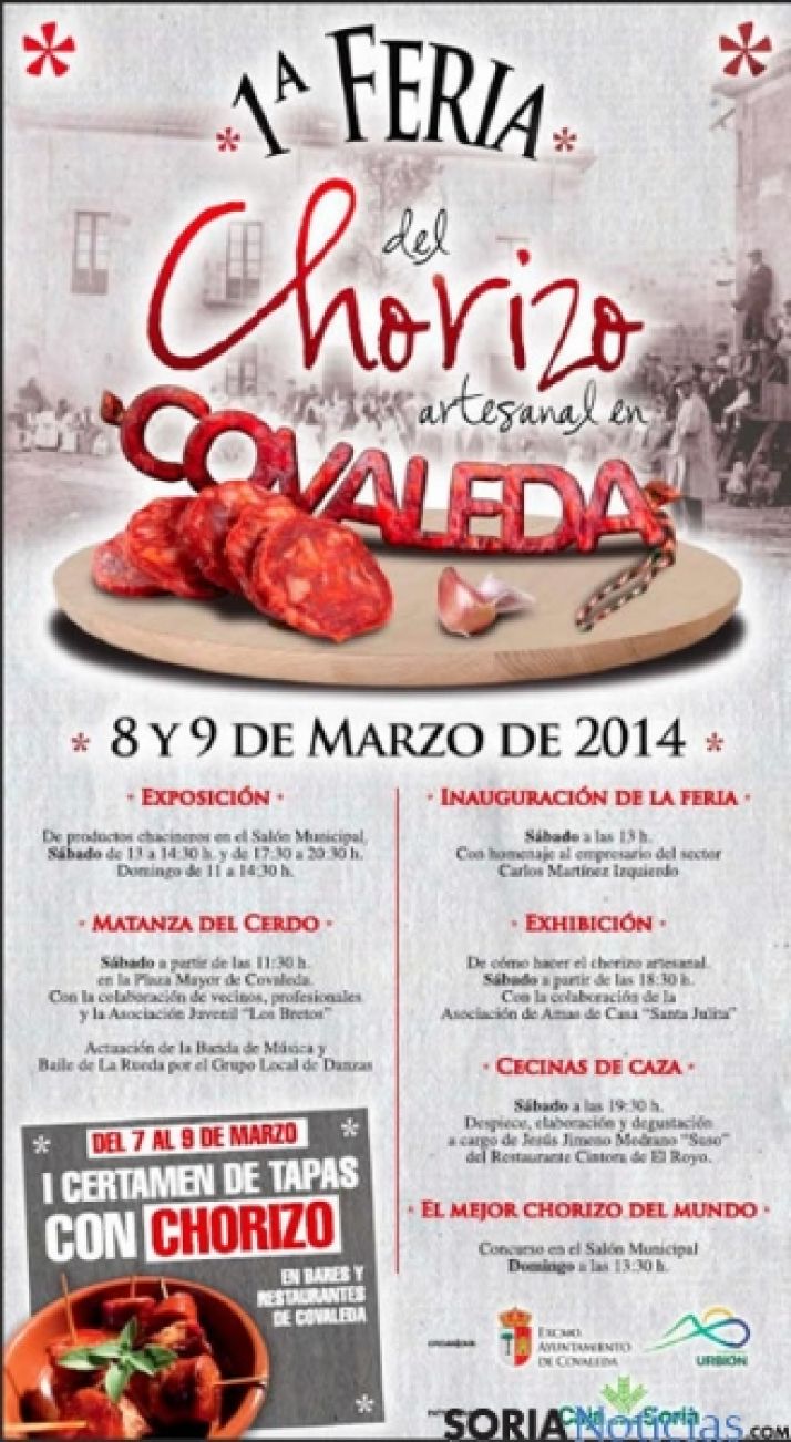Cartel de la Feria del Chorizo