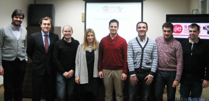 Nueva directiva la Asociación Jovénes Empresarios  de Soria
