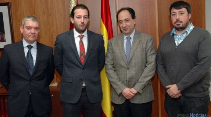 Miguel Ángel Gómez, César Burón, Manuel López y Félix M. Gutiérrez 