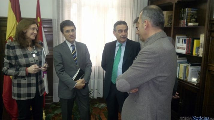 José María Heredia, Fernando Miranda y Anselmo García