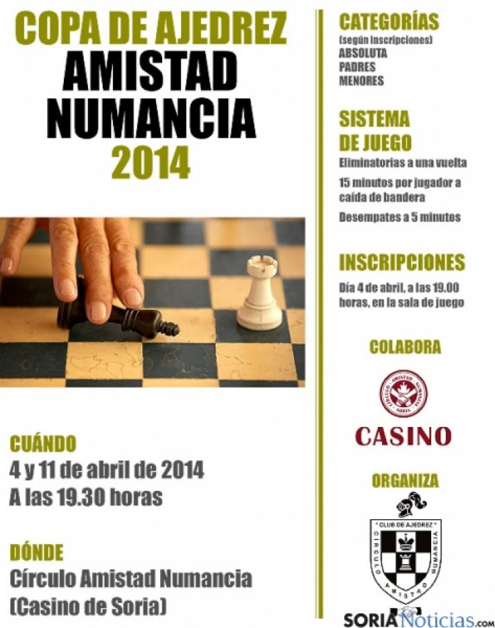 El torneo tendrá lugar en el Casino.