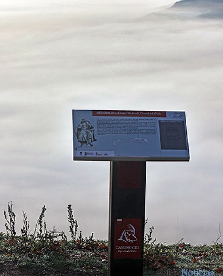 Hito cidiano en Medinaceli.