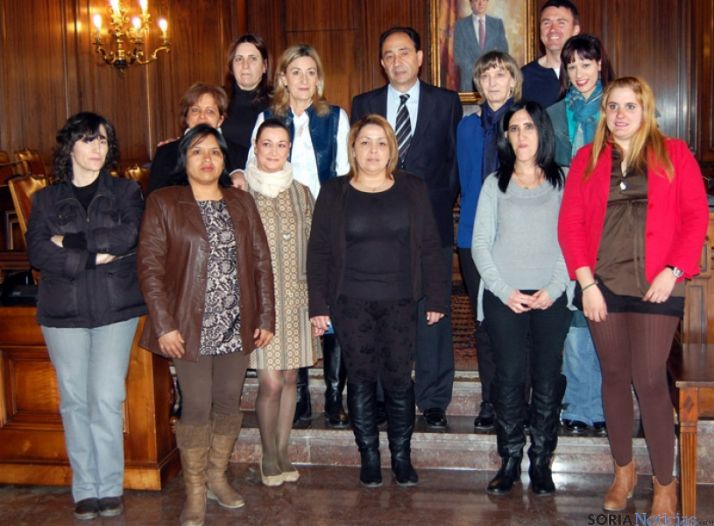 Alumnado del curso geriátrico.