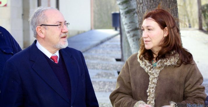 José Valín, de la CHD y la subdelegada, María José Heredia.