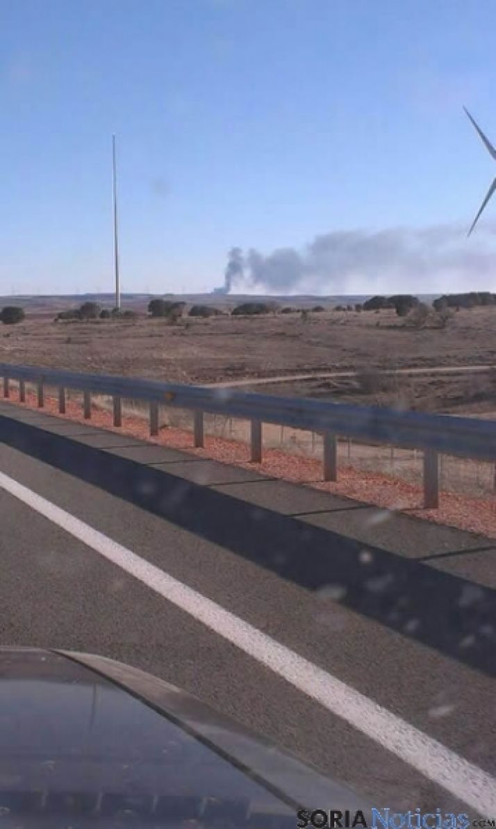 Incendio en Torralba de Almazán