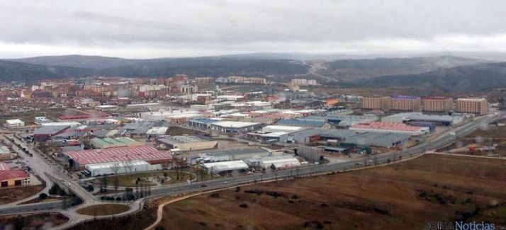 Vista aérea del Polígono de Las Casas, en la capital.