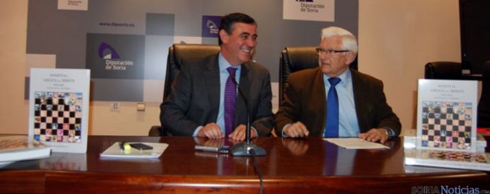 Antonio Pardo y Juan Manuel Ruiz Liso, en la presentación del libro