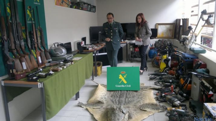 Heredia y el teniente coronel Velarde