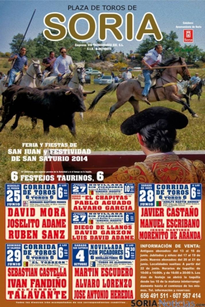 El cartel taurino de este año.