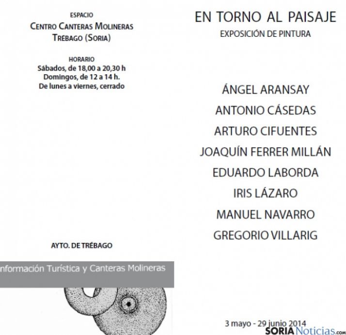 Díptico de la exposición