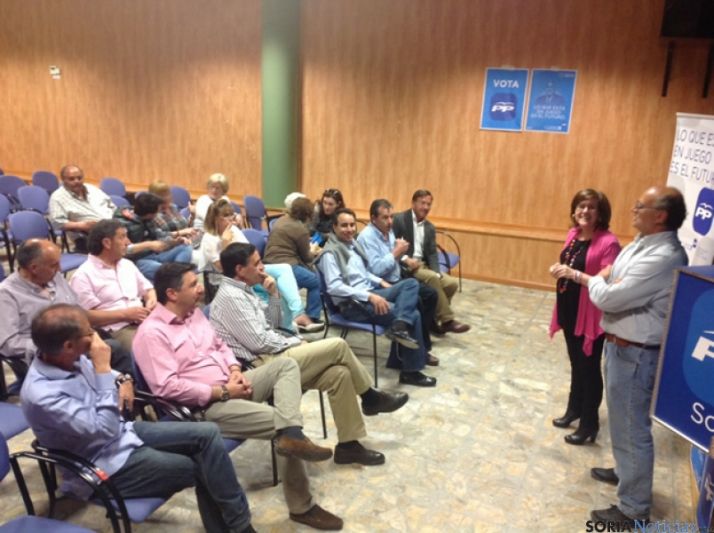 Acto del PP en Langa