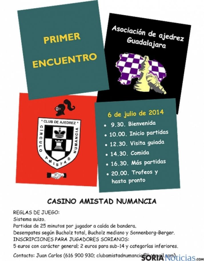 Cartel provisional del torneo. 