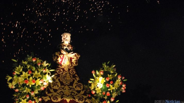 Imagen del Nazareno en la bajada de 2013.