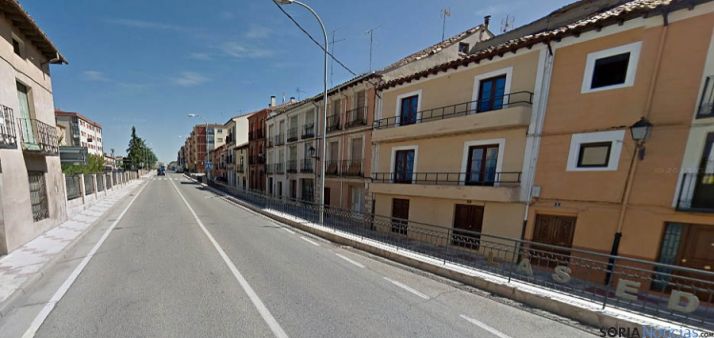 Una de las calles de la localidad.