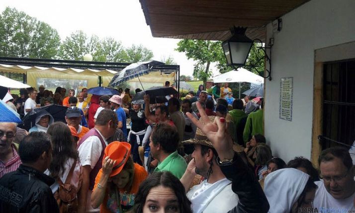 La Casa del Guarda, durante el aguacero. / SN