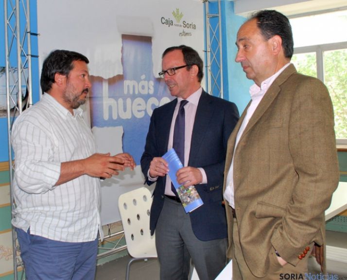 Alcalde, Teresa y López en El Hueco.
