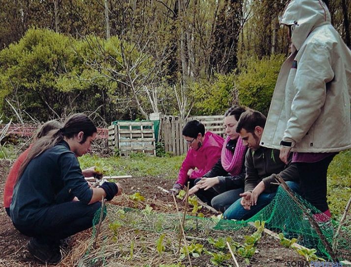 Actividades hortícolas en Arbujuelo.