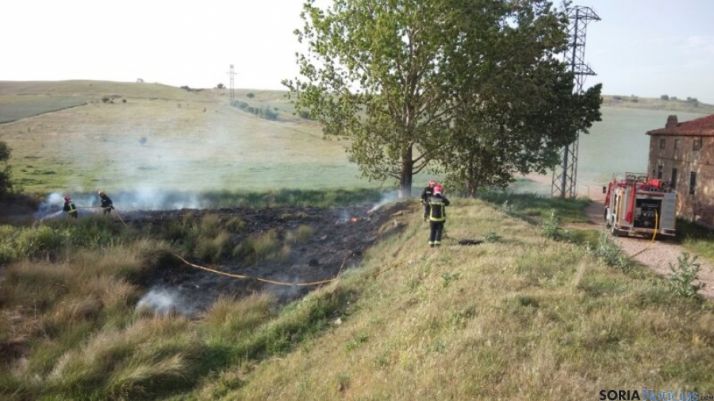 Actuación de los bomberos