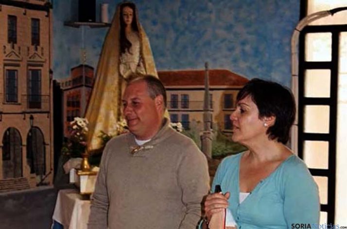 Jesús María Garrido con su esposa Sonia Martínez.