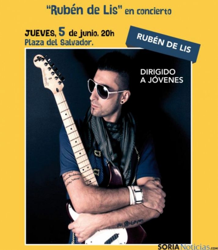 El guitarrista Rubén de Lis.