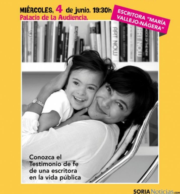 La escritora, esta tarde en La Audiencia.