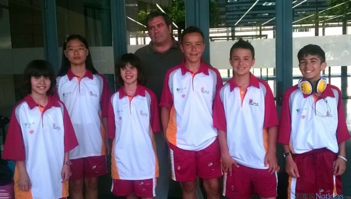 Jugadores adnamantinos en el nacional de ajedrez. 