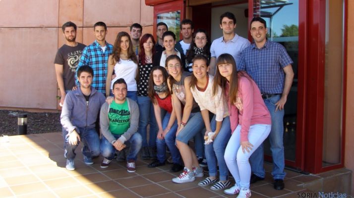 Algunos de los estudiantes en prácticas. / Subdeleg.